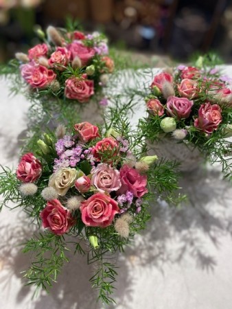 Borddekorasjon lav rund - Liten