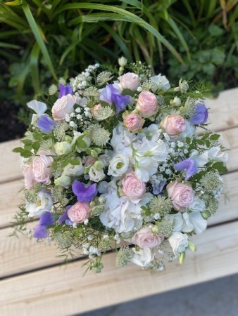 Borddekorasjon lav rund - Stor